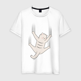 Мужская футболка хлопок с принтом Ничего страшного в Курске, 100% хлопок | прямой крой, круглый вырез горловины, длина до линии бедер, слегка спущенное плечо. | 