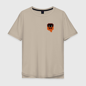 Мужская футболка хлопок Oversize с принтом Dwarf Fortress в Курске, 100% хлопок | свободный крой, круглый ворот, “спинка” длиннее передней части | 