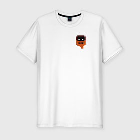 Мужская футболка хлопок Slim с принтом Dwarf Fortress в Курске, 92% хлопок, 8% лайкра | приталенный силуэт, круглый вырез ворота, длина до линии бедра, короткий рукав | 