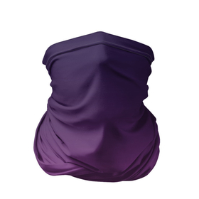 Бандана-труба 3D с принтом Пурпурный лиловый градиент в Санкт-Петербурге, 100% полиэстер, ткань с особыми свойствами — Activecool | плотность 150‒180 г/м2; хорошо тянется, но сохраняет форму | 