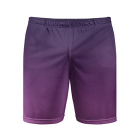 Мужские шорты спортивные с принтом Пурпурный лиловый градиент в Кировске,  |  | 
