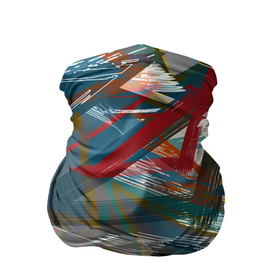 Бандана-труба 3D с принтом Абстрактный многоцветный  узор в Екатеринбурге, 100% полиэстер, ткань с особыми свойствами — Activecool | плотность 150‒180 г/м2; хорошо тянется, но сохраняет форму | 