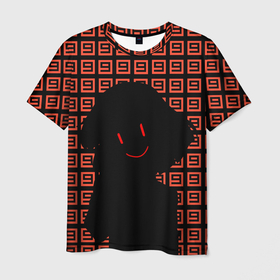 Мужская футболка 3D с принтом Undertale   Frisk smile в Кировске, 100% полиэфир | прямой крой, круглый вырез горловины, длина до линии бедер | 