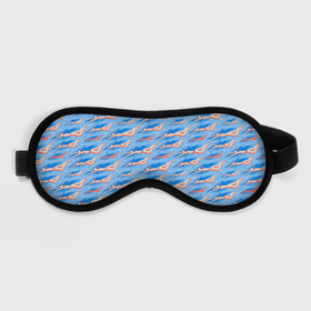 Маска для сна 3D с принтом Плывущие девушки на голубом фоне в Тюмени, внешний слой — 100% полиэфир, внутренний слой — 100% хлопок, между ними — поролон |  | Тематика изображения на принте: 