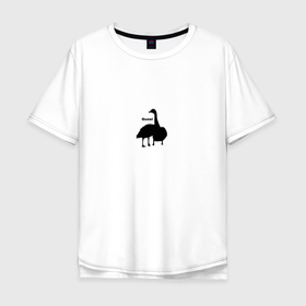 Мужская футболка хлопок Oversize с принтом Gussi в Курске, 100% хлопок | свободный крой, круглый ворот, “спинка” длиннее передней части | Тематика изображения на принте: 