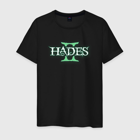 Мужская футболка хлопок с принтом Hades 2 logo в Новосибирске, 100% хлопок | прямой крой, круглый вырез горловины, длина до линии бедер, слегка спущенное плечо. | 