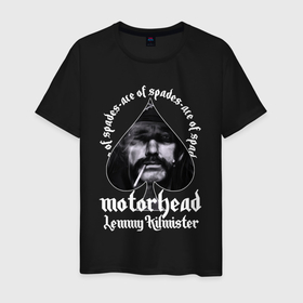 Мужская футболка хлопок с принтом Lemmy Motorhead , 100% хлопок | прямой крой, круглый вырез горловины, длина до линии бедер, слегка спущенное плечо. | 