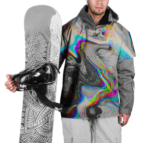Накидка на куртку 3D с принтом Abstract digital в Курске, 100% полиэстер |  | Тематика изображения на принте: 