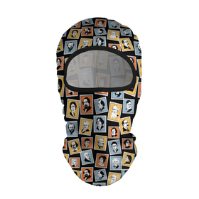 Балаклава 3D с принтом Марки с портретами писателей в Белгороде, 100% полиэстер, ткань с особыми свойствами — Activecool | плотность 150–180 г/м2; хорошо тянется, но при этом сохраняет форму. Закрывает шею, вокруг отверстия для глаз кайма. Единый размер | Тематика изображения на принте: 