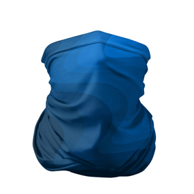 Бандана-труба 3D с принтом Абстрактный темно синий узор волны в Екатеринбурге, 100% полиэстер, ткань с особыми свойствами — Activecool | плотность 150‒180 г/м2; хорошо тянется, но сохраняет форму | 