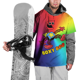 Накидка на куртку 3D с принтом Project Playtime: Boxy Boo в Екатеринбурге, 100% полиэстер |  | 