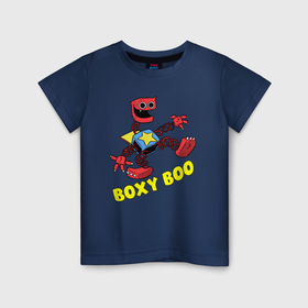 Детская футболка хлопок с принтом Project Playtime   Boxy Boo в Тюмени, 100% хлопок | круглый вырез горловины, полуприлегающий силуэт, длина до линии бедер | 