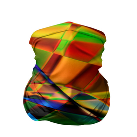 Бандана-труба 3D с принтом Разноцветное стекло , 100% полиэстер, ткань с особыми свойствами — Activecool | плотность 150‒180 г/м2; хорошо тянется, но сохраняет форму | 