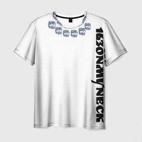 Мужская футболка 3D с принтом 163ONMYNECK в Петрозаводске, 100% полиэфир | прямой крой, круглый вырез горловины, длина до линии бедер | 