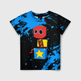Детская футболка 3D с принтом Бокси Бу: персонаж Поппи Плейтайм в Кировске, 100% гипоаллергенный полиэфир | прямой крой, круглый вырез горловины, длина до линии бедер, чуть спущенное плечо, ткань немного тянется | 
