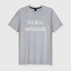 Мужская футболка хлопок Slim с принтом The real unplugged: Фараон , 92% хлопок, 8% лайкра | приталенный силуэт, круглый вырез ворота, длина до линии бедра, короткий рукав | 