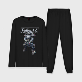 Мужская пижама хлопок (с лонгсливом) с принтом Fallout 4   Ultracite Power Armor в Курске,  |  | 