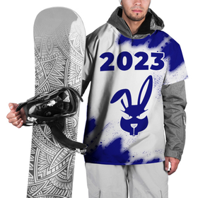 Накидка на куртку 3D с принтом Кролик НГ хитрый на светлом в Петрозаводске, 100% полиэстер |  | 