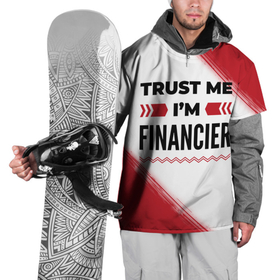 Накидка на куртку 3D с принтом Trust me Im financier white , 100% полиэстер |  | Тематика изображения на принте: 