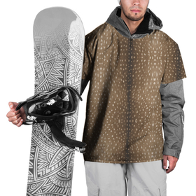 Накидка на куртку 3D с принтом Текстура шкуры пятнистого оленя в Екатеринбурге, 100% полиэстер |  | Тематика изображения на принте: 
