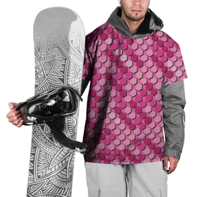 Накидка на куртку 3D с принтом Розовый камуфляж в Курске, 100% полиэстер |  | 