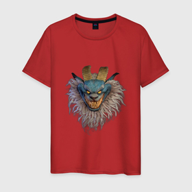 Мужская футболка хлопок с принтом Monster Rabbit в Курске, 100% хлопок | прямой крой, круглый вырез горловины, длина до линии бедер, слегка спущенное плечо. | 