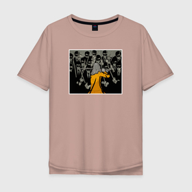 Мужская футболка хлопок Oversize с принтом Kill Bill том 1 в Кировске, 100% хлопок | свободный крой, круглый ворот, “спинка” длиннее передней части | Тематика изображения на принте: 