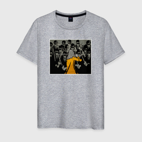 Мужская футболка хлопок с принтом Kill Bill том 1 в Курске, 100% хлопок | прямой крой, круглый вырез горловины, длина до линии бедер, слегка спущенное плечо. | 