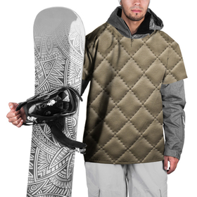 Накидка на куртку 3D с принтом Стёганая кожа   fashion texture в Кировске, 100% полиэстер |  | Тематика изображения на принте: 