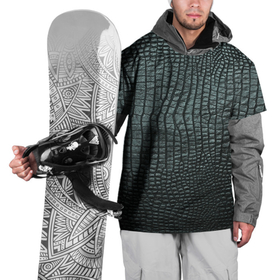 Накидка на куртку 3D с принтом Кожа крокодила   fashion в Белгороде, 100% полиэстер |  | 