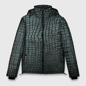 Мужская зимняя куртка 3D с принтом Кожа крокодила   fashion в Белгороде, верх — 100% полиэстер; подкладка — 100% полиэстер; утеплитель — 100% полиэстер | длина ниже бедра, свободный силуэт Оверсайз. Есть воротник-стойка, отстегивающийся капюшон и ветрозащитная планка. 

Боковые карманы с листочкой на кнопках и внутренний карман на молнии. | 