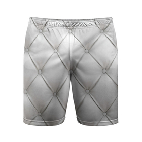 Мужские шорты спортивные с принтом Стёганая мебельная кожа   texture в Курске,  |  | Тематика изображения на принте: 