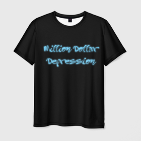 Мужская футболка 3D с принтом Миллион доллар депрессия Фараон , 100% полиэфир | прямой крой, круглый вырез горловины, длина до линии бедер | Тематика изображения на принте: 
