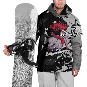 Накидка на куртку 3D с принтом Longboard skate в Санкт-Петербурге, 100% полиэстер |  | 
