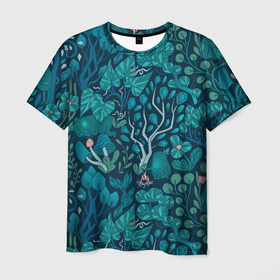 Мужская футболка 3D с принтом Хранители изумрудного леса в Белгороде, 100% полиэфир | прямой крой, круглый вырез горловины, длина до линии бедер | 