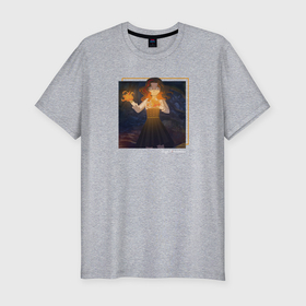 Мужская футболка хлопок Slim с принтом ЦИОТ Магия Огня в Санкт-Петербурге, 92% хлопок, 8% лайкра | приталенный силуэт, круглый вырез ворота, длина до линии бедра, короткий рукав | Тематика изображения на принте: 