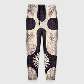 Мужские брюки 3D с принтом Abstract of fingerprint в Кировске, 100% полиэстер | манжеты по низу, эластичный пояс регулируется шнурком, по бокам два кармана без застежек, внутренняя часть кармана из мелкой сетки | 