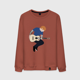 Мужской свитшот хлопок с принтом Ed Sheeran в Екатеринбурге, 100% хлопок |  | Тематика изображения на принте: 