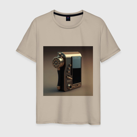 Мужская футболка хлопок с принтом Смартофон в Белгороде, 100% хлопок | прямой крой, круглый вырез горловины, длина до линии бедер, слегка спущенное плечо. | 