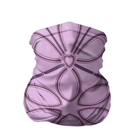 Бандана-труба 3D с принтом Многоугольник из цветов в Курске, 100% полиэстер, ткань с особыми свойствами — Activecool | плотность 150‒180 г/м2; хорошо тянется, но сохраняет форму | 