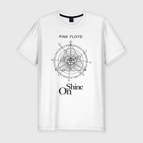 Мужская футболка хлопок Slim с принтом Pink Floyd On Shine в Курске, 92% хлопок, 8% лайкра | приталенный силуэт, круглый вырез ворота, длина до линии бедра, короткий рукав | 