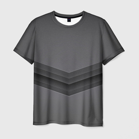 Мужская футболка 3D с принтом векторное изображение фона в темно сером в Кировске, 100% полиэфир | прямой крой, круглый вырез горловины, длина до линии бедер | 