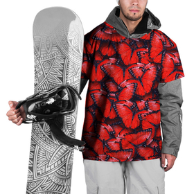 Накидка на куртку 3D с принтом Colored butterflies , 100% полиэстер |  | Тематика изображения на принте: 