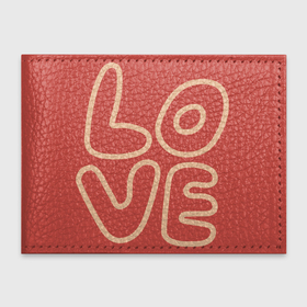 Обложка для студенческого билета с принтом Love на красном фоне в Курске, натуральная кожа | Размер: 11*8 см; Печать на всей внешней стороне | Тематика изображения на принте: 