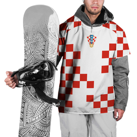 Накидка на куртку 3D с принтом Форма сборной Хорватии в Тюмени, 100% полиэстер |  | Тематика изображения на принте: 
