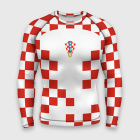 Мужской рашгард 3D с принтом Форма сборной Хорватии ,  |  | 