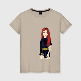 Женская футболка хлопок с принтом Джису минимализм в Новосибирске, 100% хлопок | прямой крой, круглый вырез горловины, длина до линии бедер, слегка спущенное плечо | 