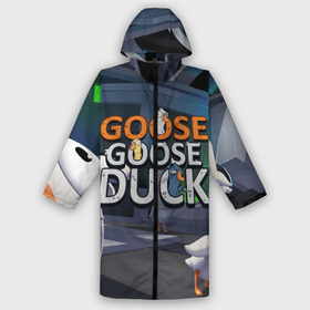 Мужской дождевик 3D с принтом Goose Goose Duck Space в Тюмени,  |  | 