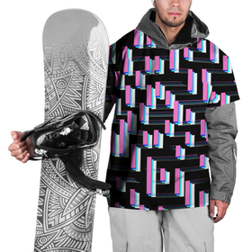Накидка на куртку 3D с принтом Паттерн геометрический контрастный в Петрозаводске, 100% полиэстер |  | Тематика изображения на принте: 