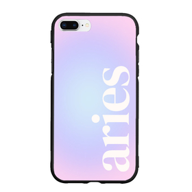 Чехол для iPhone 7Plus/8 Plus матовый с принтом Aries pink aura в Санкт-Петербурге, Силикон | Область печати: задняя сторона чехла, без боковых панелей | 